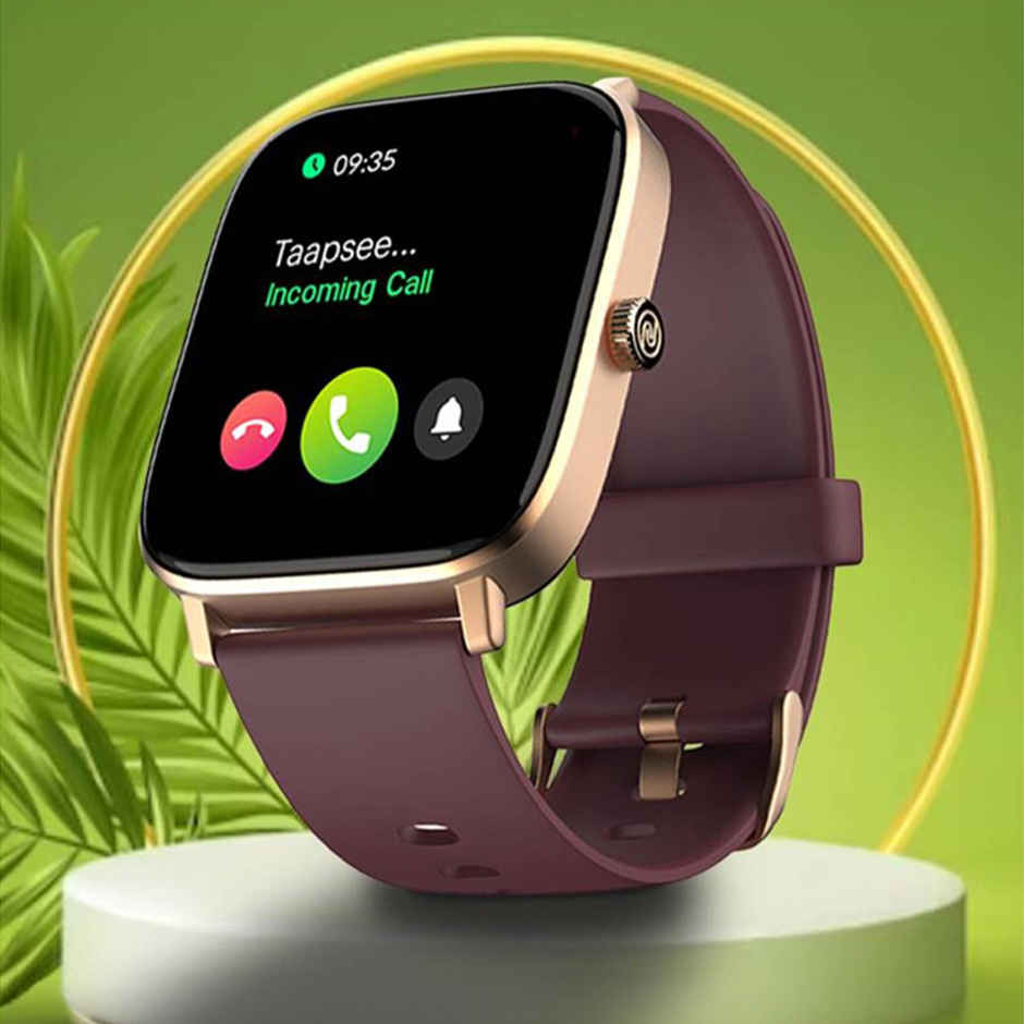 Noise ColorFit Icon 2 Smartwatch, 1.8'' Display with BT Calling, AI Voice Assistant Smartwatch - Deep Wine