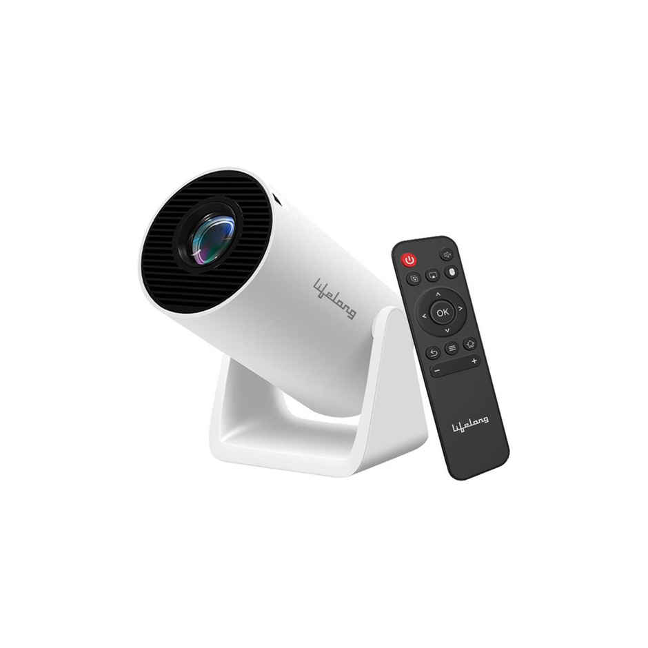 Lifelong LightBeam Smart Projector | 720p Native | 4K Support | 2500 lm | Android | Portable Design