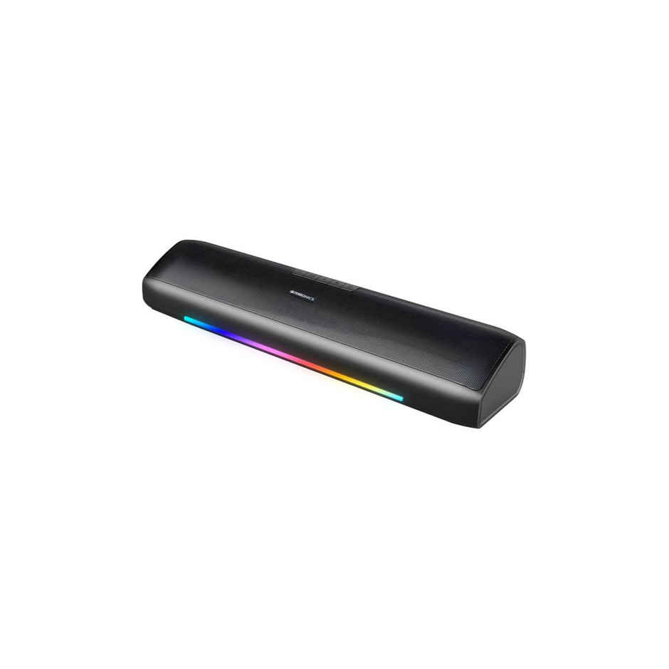 Zebronics Vita Bar 200 Compact BT Soundbar with 24W RMS Output, Multicolor LED, upto 8hr Backup and TWS mode