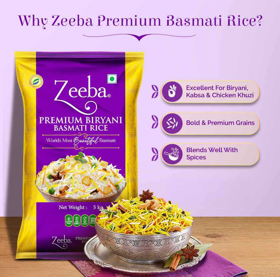 Zeeba Premium Biryani Basmati Rice