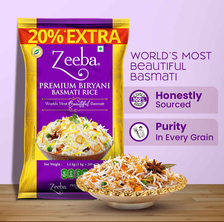 Zeeba Premium Basmati Rice | 1401 Long Grain 