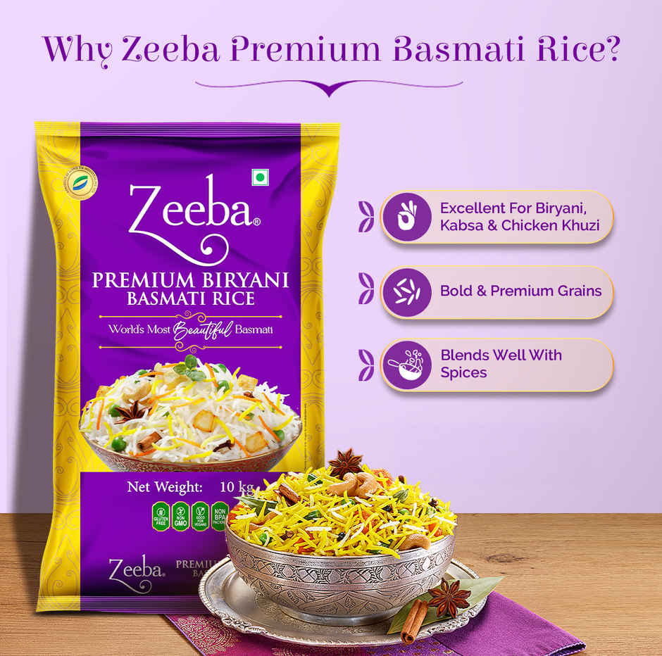 Zeeba Premium Biryani Basmati Rice