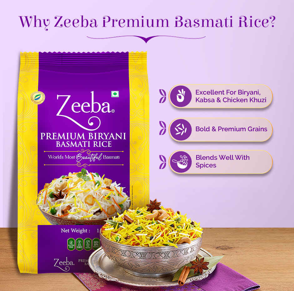 Zeeba Premium Biryani Basmati Rice