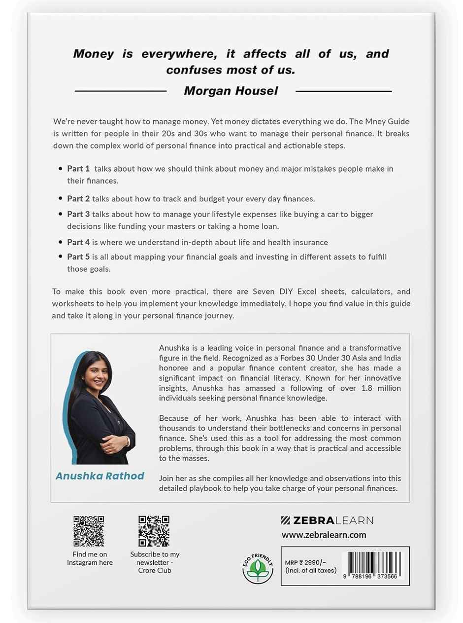 The Money Guide By Anushka Rathod | Manage Taxes, Investments, Insurances, Goals