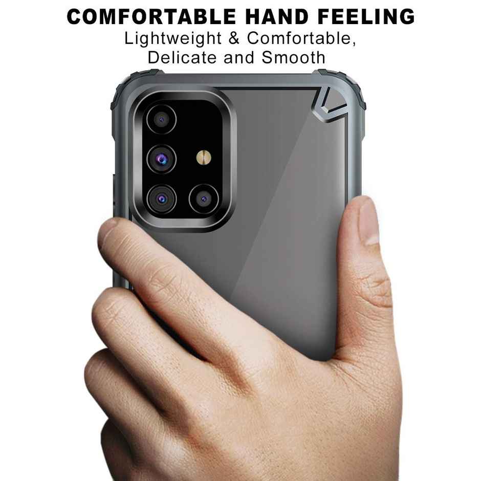 Kapaver Samsung Galaxy M31s Back Cover Case | Impulse - Moon Gray