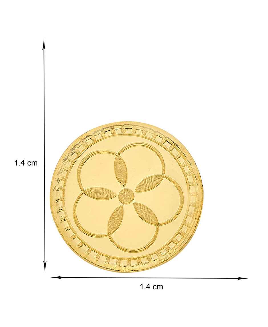 Reliance Jewels 24kt Gold Coin 999 Purity