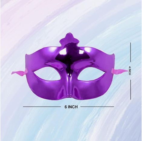 Chrome Party Eye Mask - Assorted