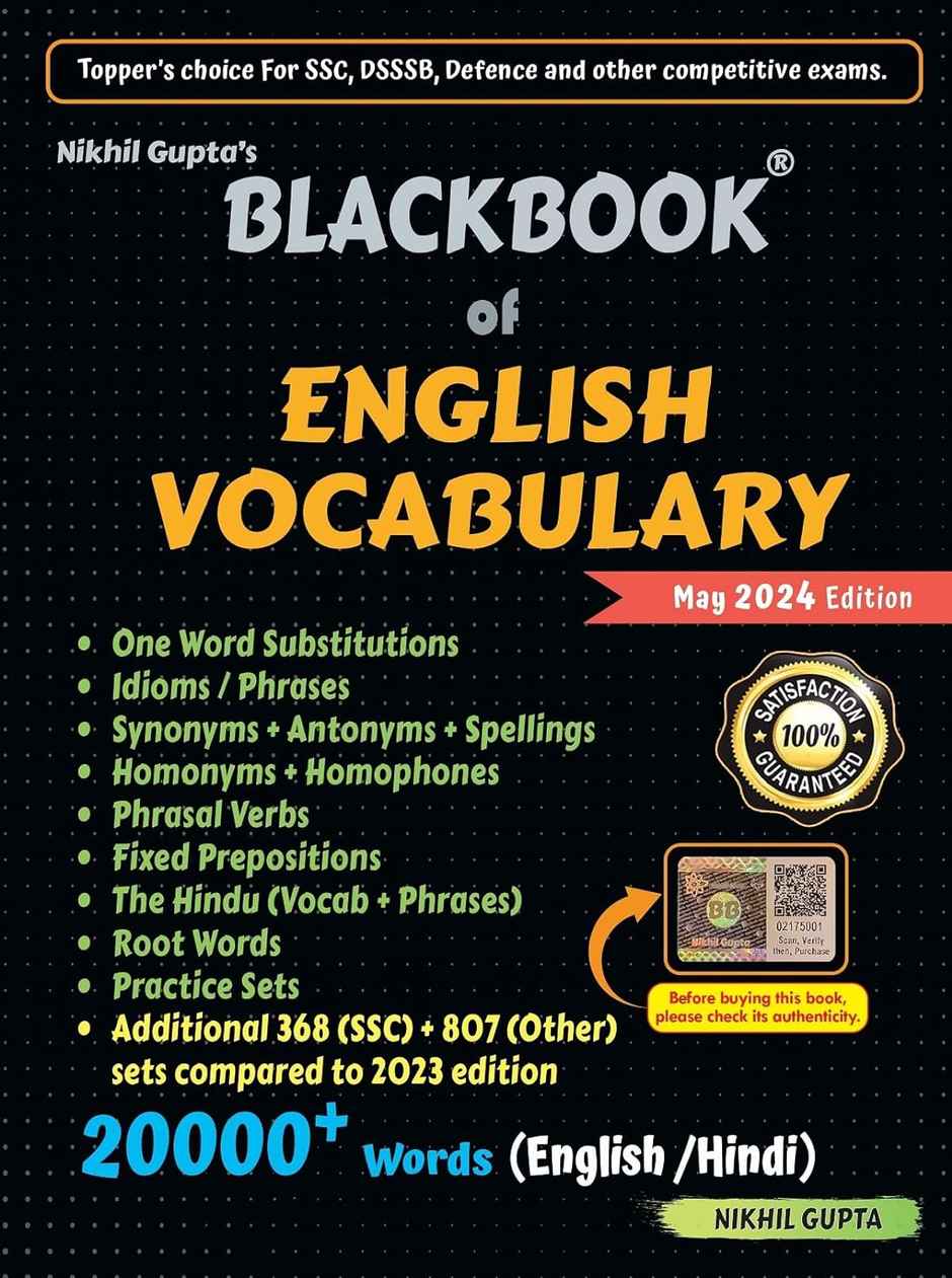 BlackBook of English Vocabulary May 2024 by Nikhil Gupta