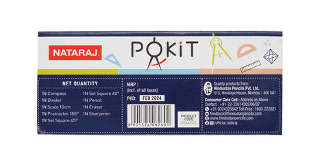 Nataraj Pokit Mathematical Drawing Instruments