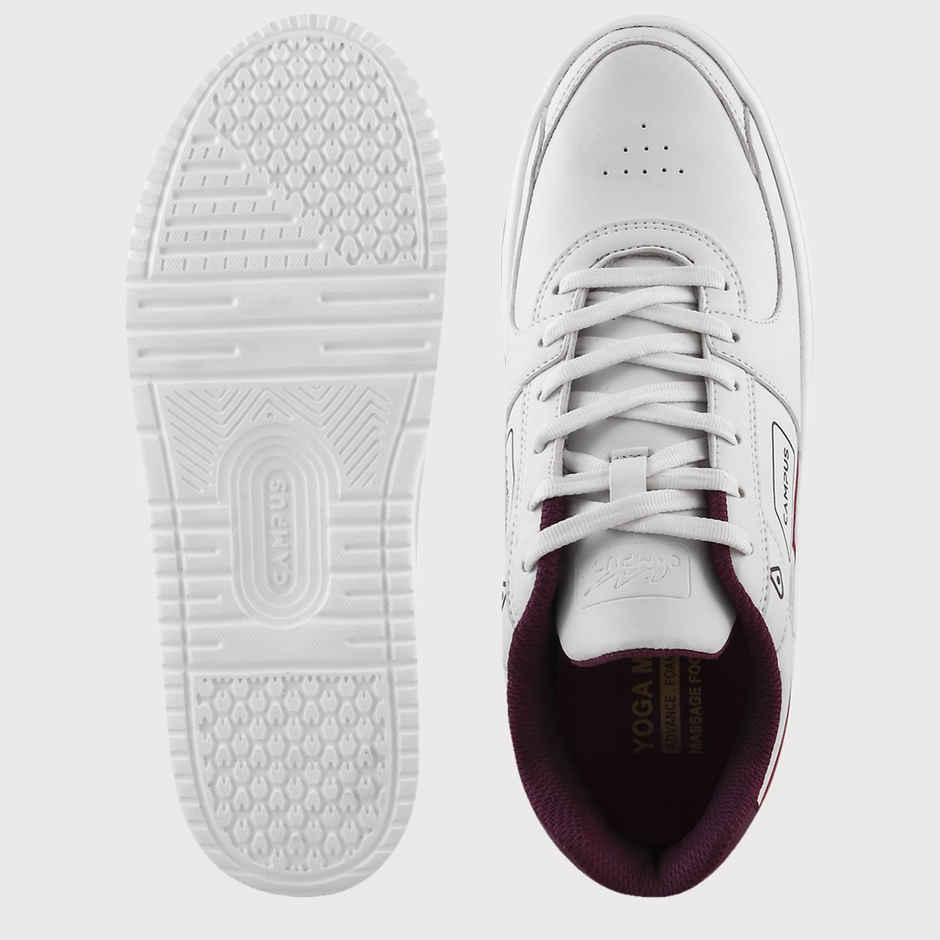 Campus OG-10 White Wine Men's Sneaker - UK 7