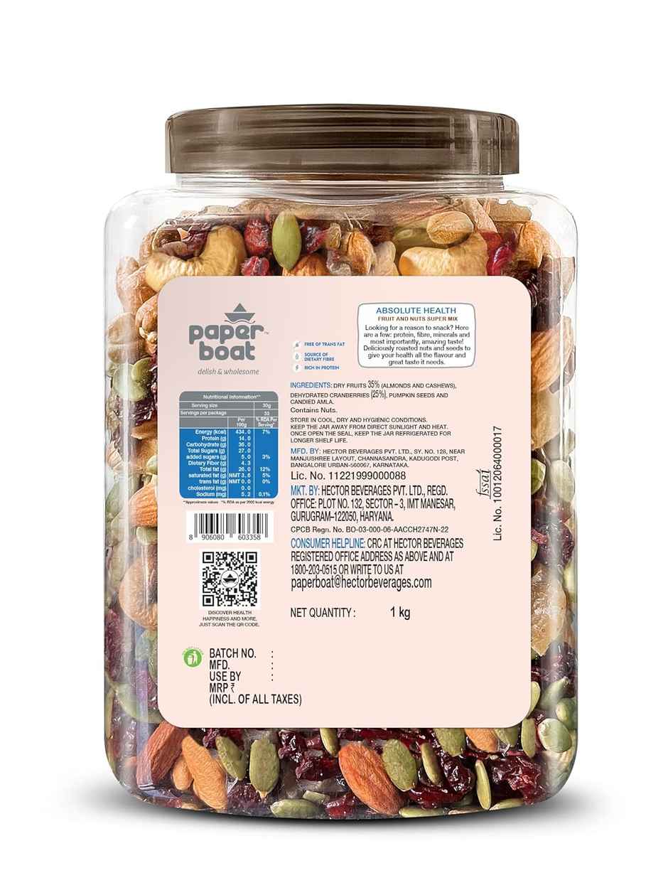Paper Boat Absolute Health Dry Fruits Trail Mix