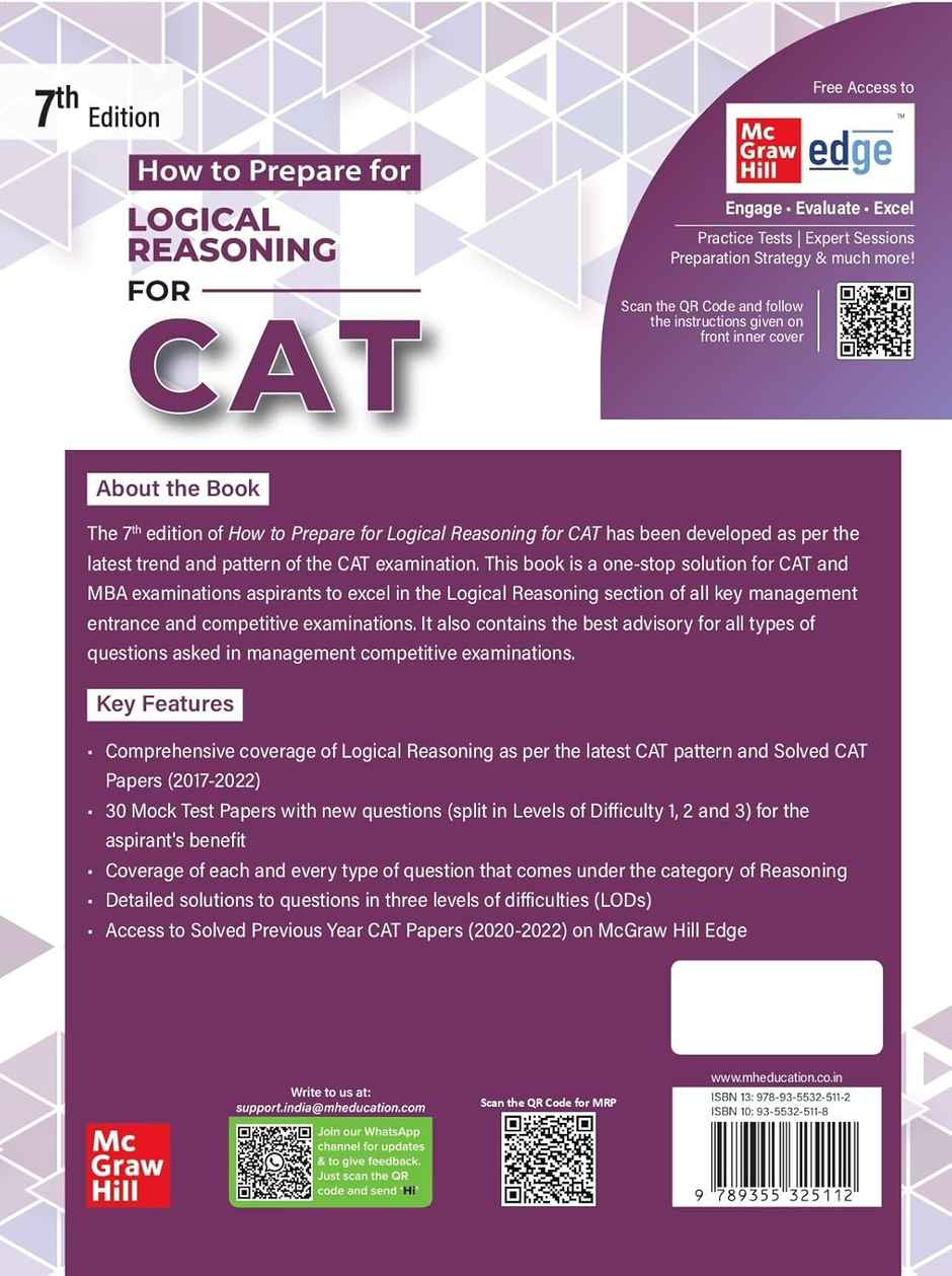 Logical Reasoning for CAT | Latest Edition | Arun Sharma | McGraw Hill