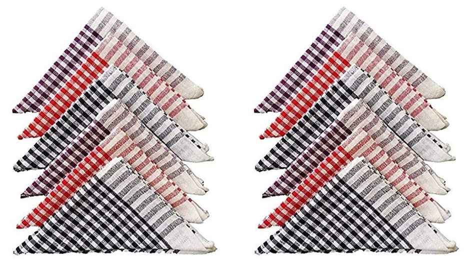 CREW4 Kitchen Napkin Towel - 40 cm x 40 cm