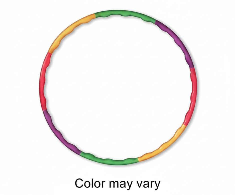 Zike Premium Hula Hoop Collapisble, 6 Pieces