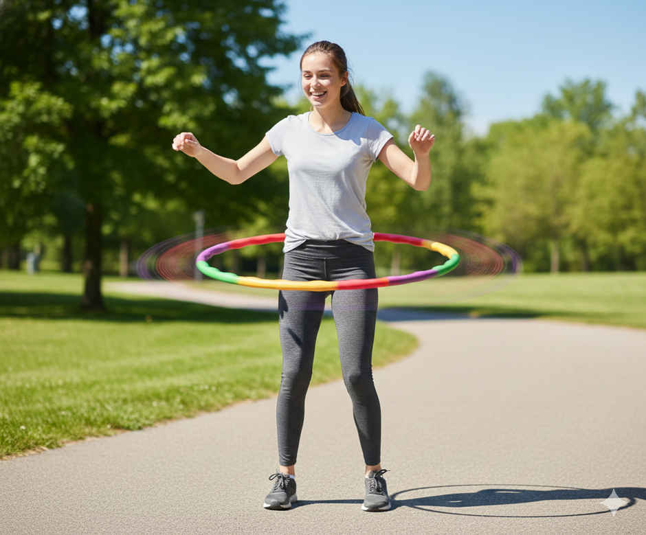 Zike Premium Hula Hoop Collapisble, 6 Pieces