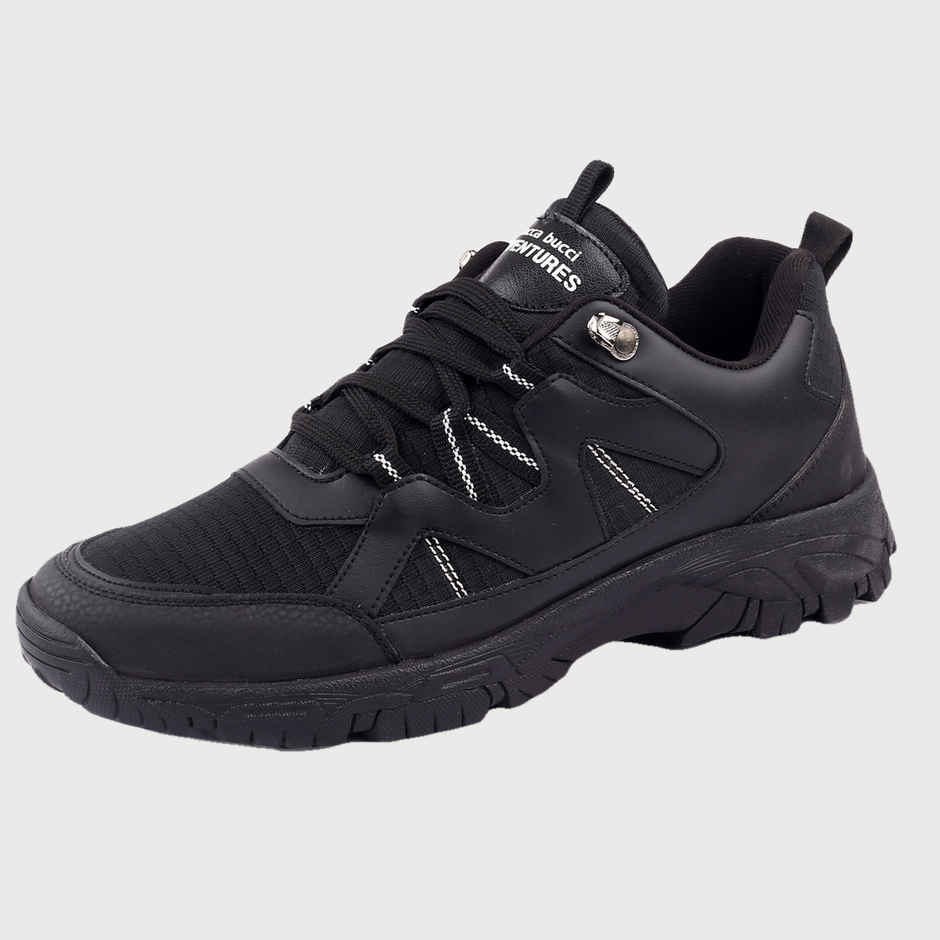 Bacca Bucci Atlas Men's Waterproof Hiking and Trekking Shoes Black | UK 7
