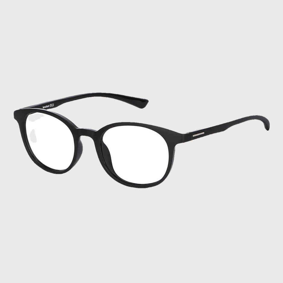 Lenskart Blu Unisex Geometric TR90 Computer Glasses | Black - M