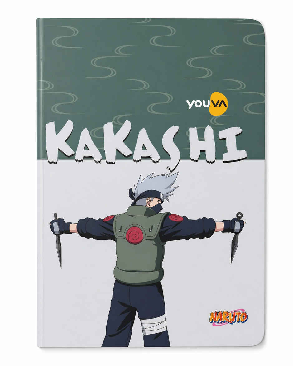 Youva by Navneet Naruto Expression Notebook | A5 Size | 14.8 x 21 cm | Single Line | 192 Pages