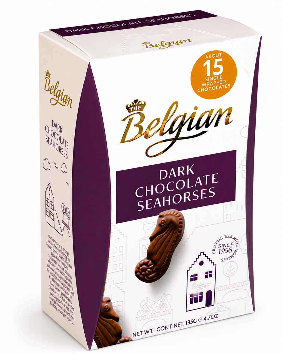 The Belgium Bar Seahorse Dark Chocolate
