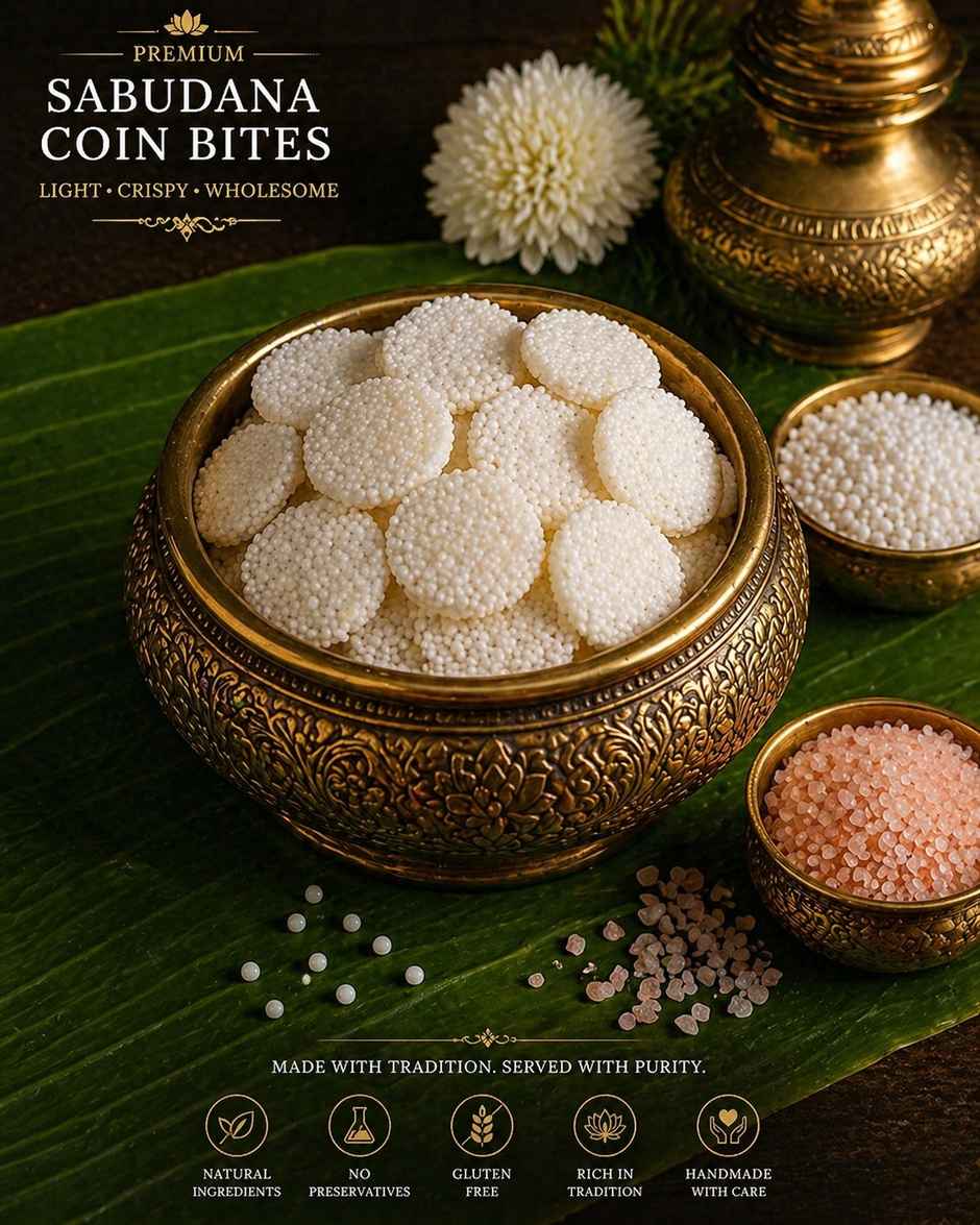 Ramji Sago (Sabudana) Papad