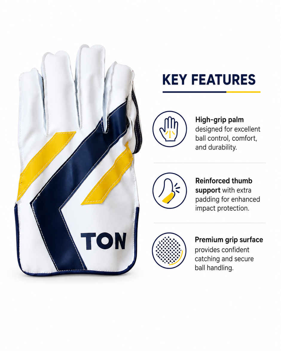 S S TON Colt Wicket Keeping Gloves | Adult | Pair