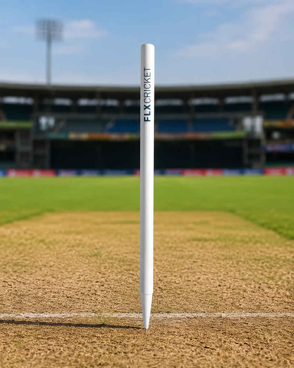 Decathlon FLX Wooden Cricket Stump | White | Standard Size