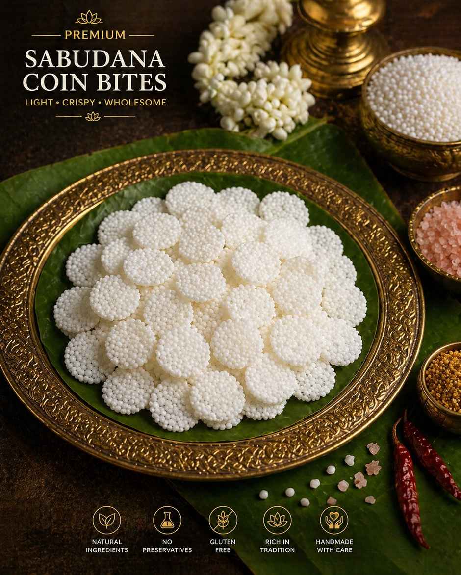 Ramji Sago (Sabudana) Papad