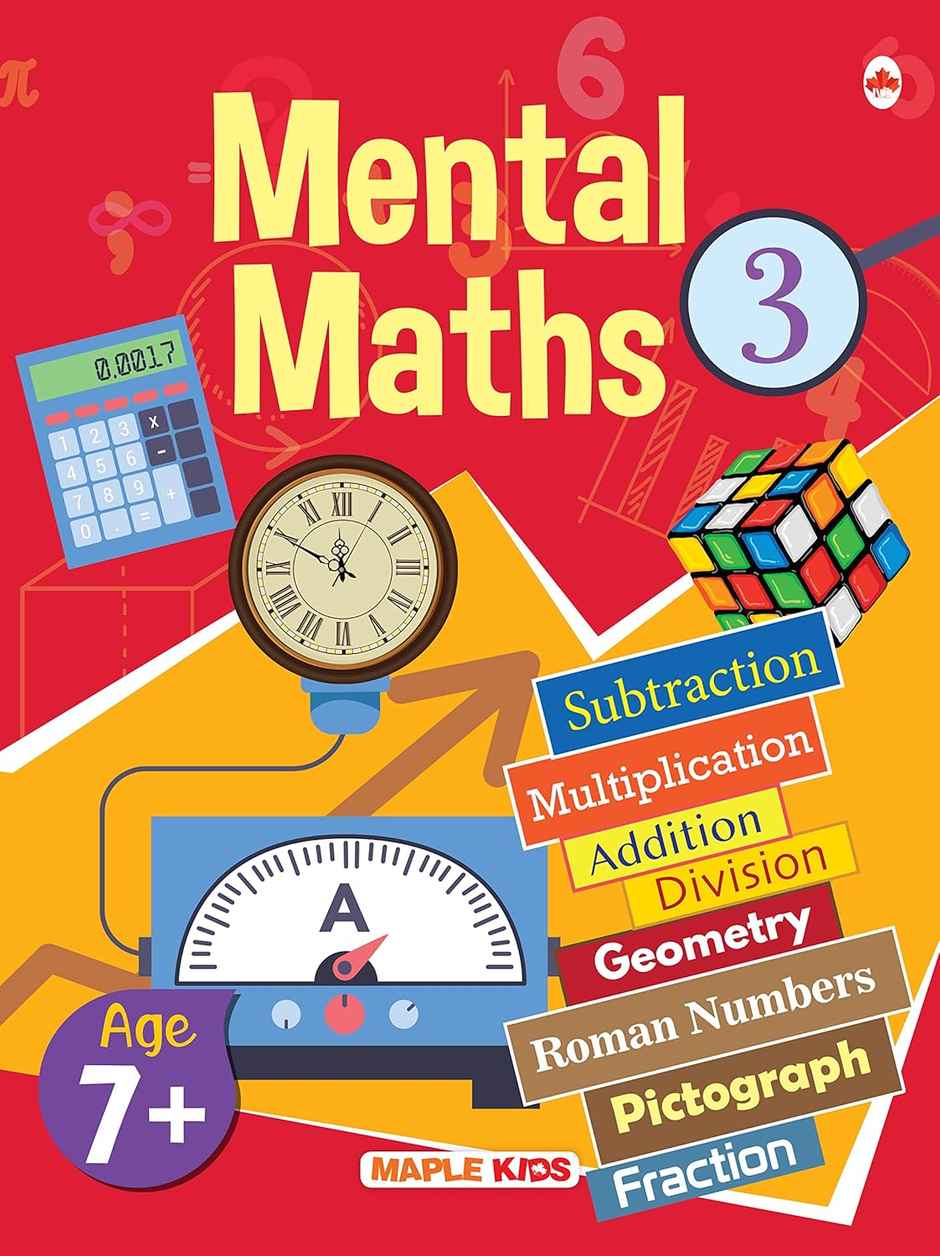 Mental Maths - Mathematics Activity Book 3 for Class 3+, Age 7+