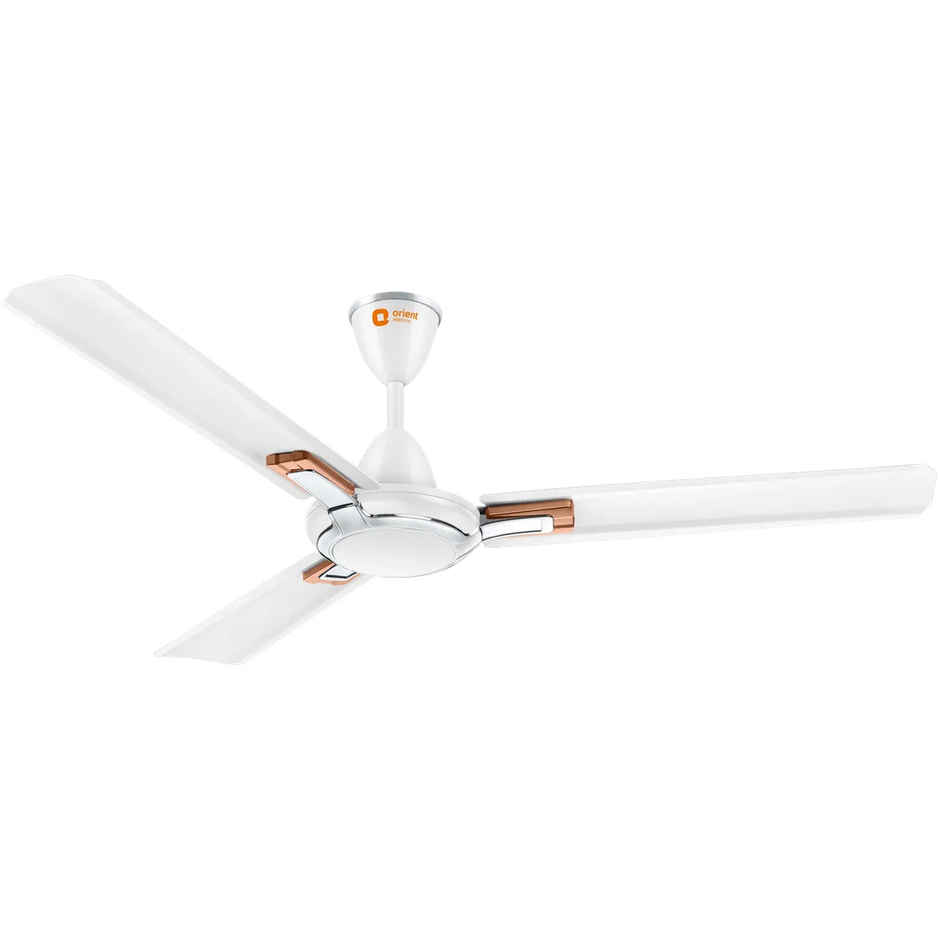 Orient Electric Apex Prime Ceiling Fan, 1200mm, 350 RPM ,Rust-proof Aluminium blade, White