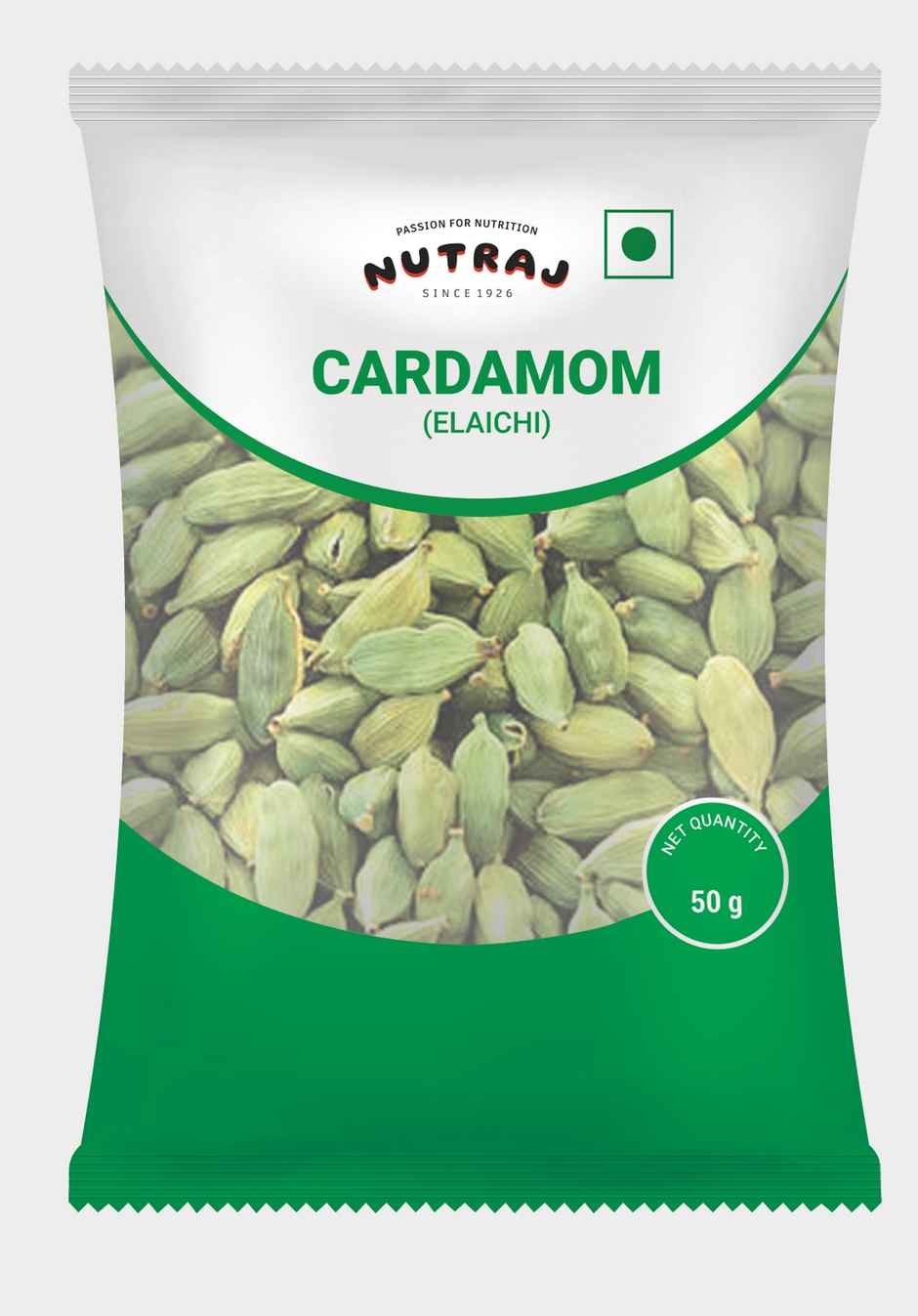 Nutraj Classic Green Cardamom (Elaichi) - Pouch