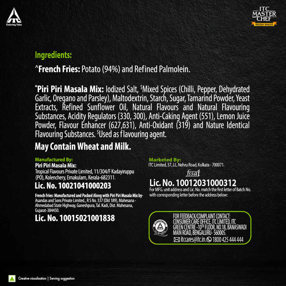 ITC Master Chef Peri Peri French Fries | Crispy & Spicy
