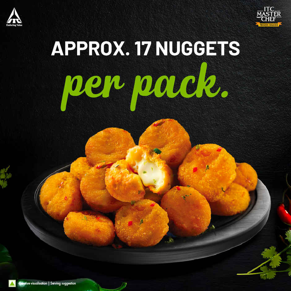 ITC Master Chef Cheese And Jalapeno Nuggets | Filled with Cheese