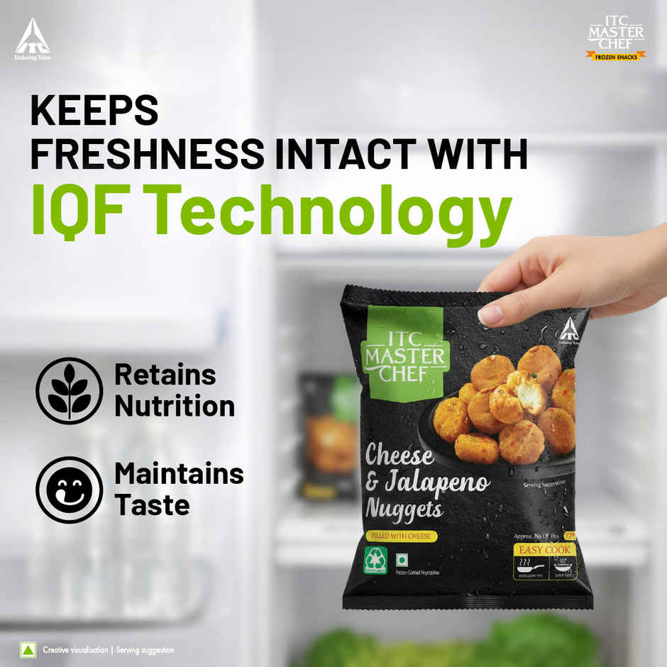 ITC Master Chef Cheese And Jalapeno Nuggets | Filled with Cheese