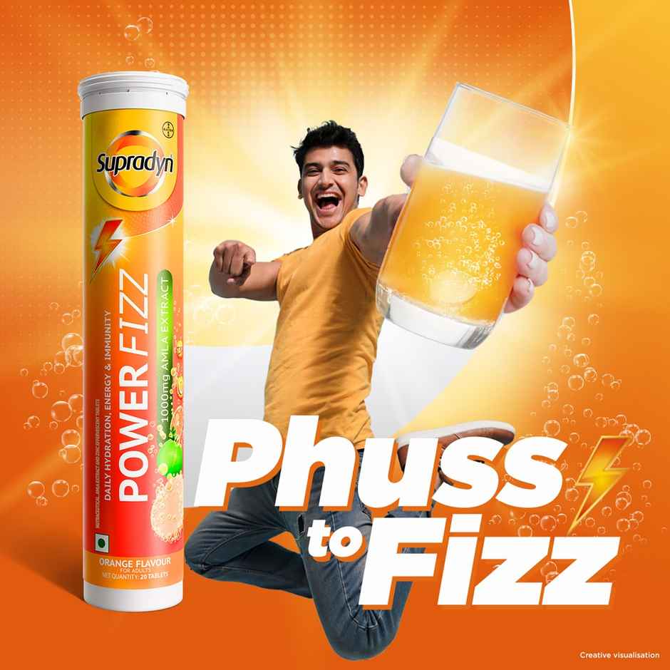 Supradyn Powerfizz Energy Booster | Orange