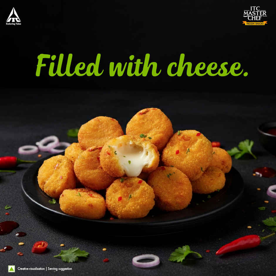 ITC Master Chef Cheese And Jalapeno Nuggets | Filled with Cheese