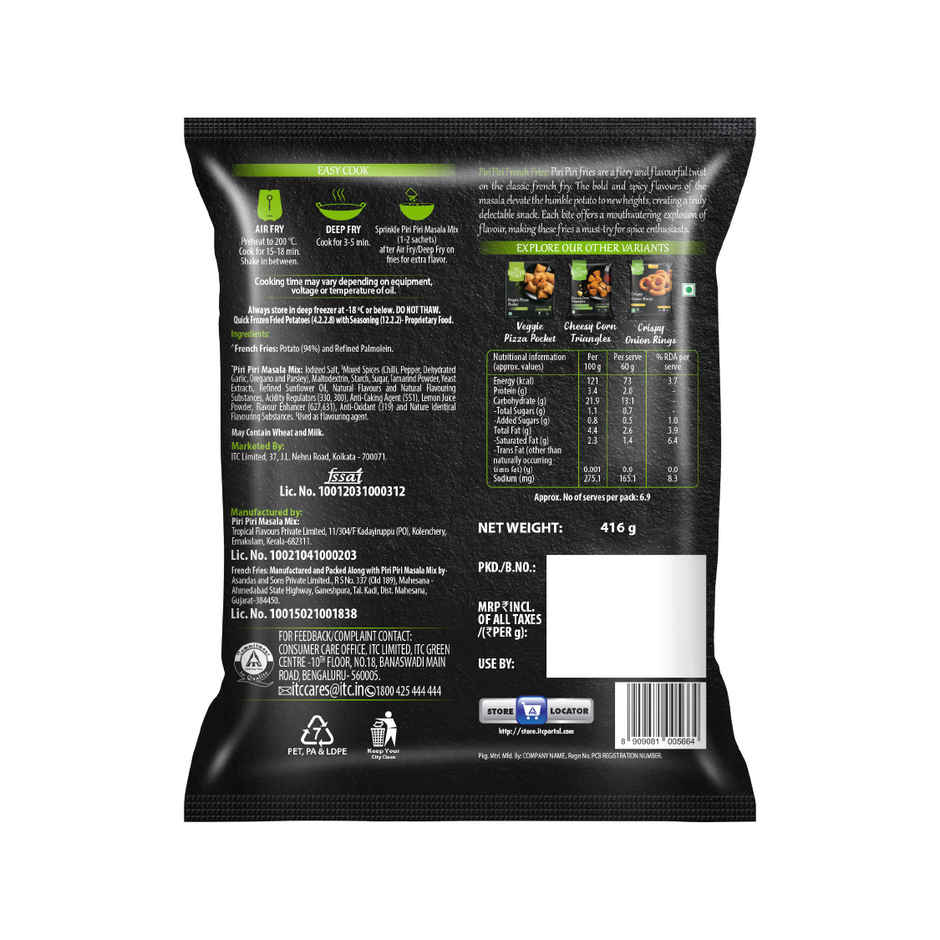 ITC Master Chef Peri Peri French Fries | Crispy & Spicy