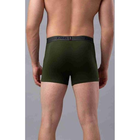 Underjeans by Spykar Men's Olive Pack of 1 Trunk | L