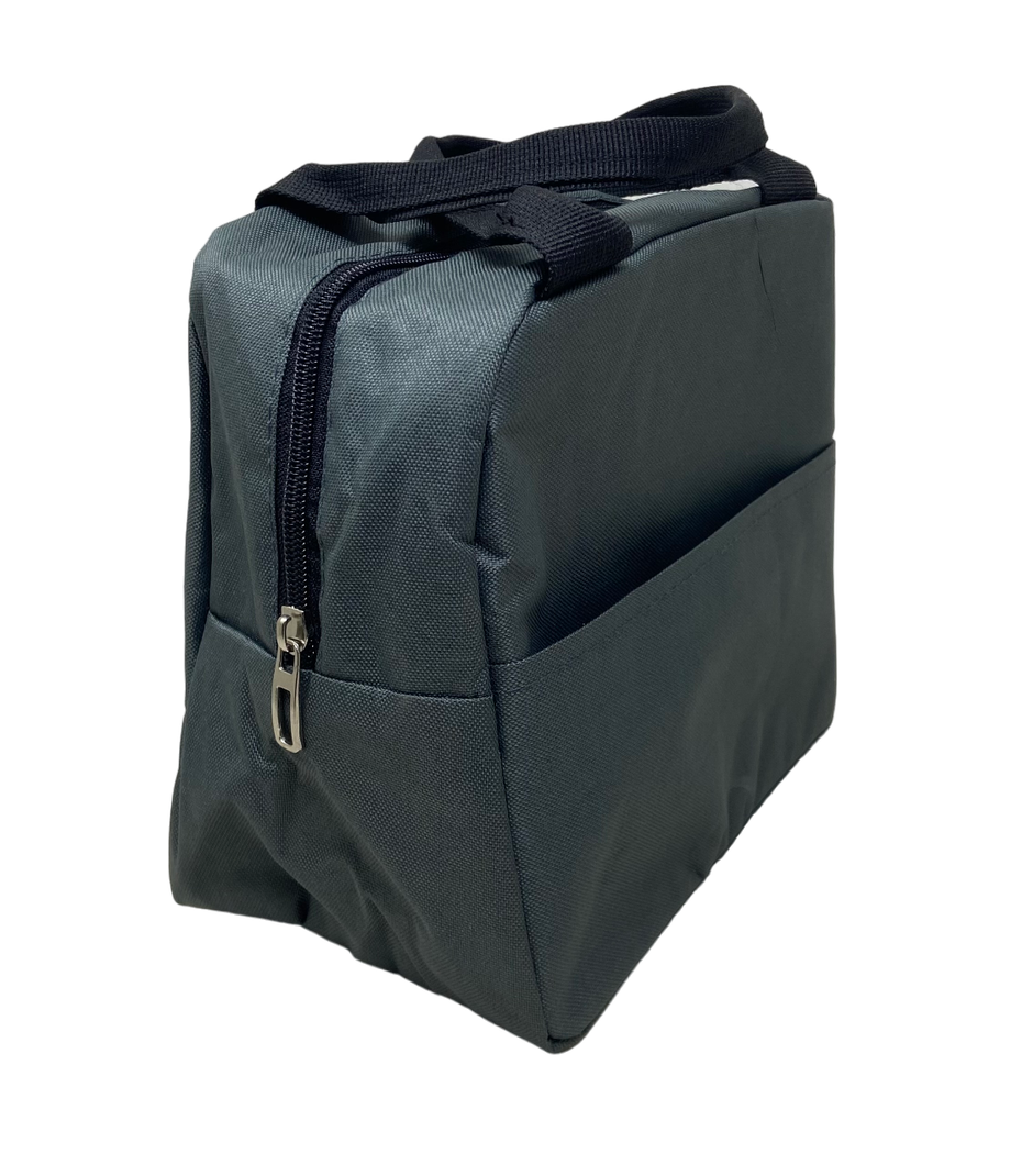 Lunch Bag, Office Tiffin Bags for Men Women For Office, School, Picnic & School (Grey)