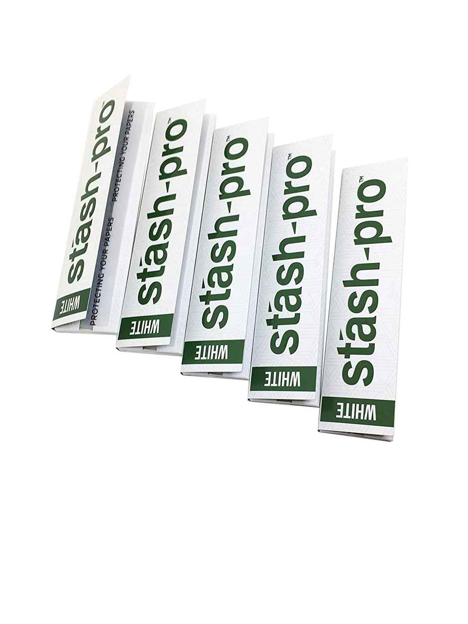 Stash-Pro White 32 Premium Rolling Papers Combo
