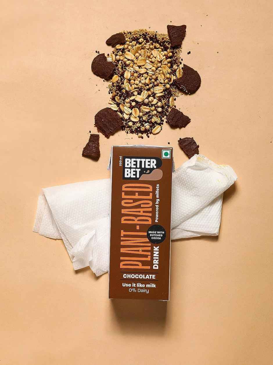 Better Bet Plant Based Milk (made with millets)-Chocolate