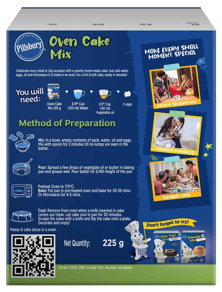 Pillsbury Oven Cake Mix | Vanilla