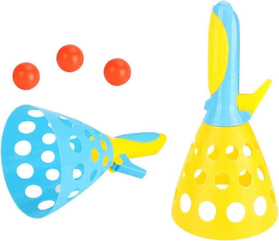 Storio Click And Catch Pop & Catch Twin Ball Play Fun | Multicolour