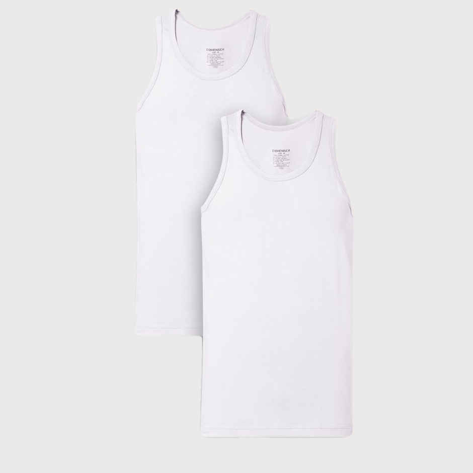 DaMENSCH Men's Vest | Neo-Cotton | Antibacterial Freshness - M