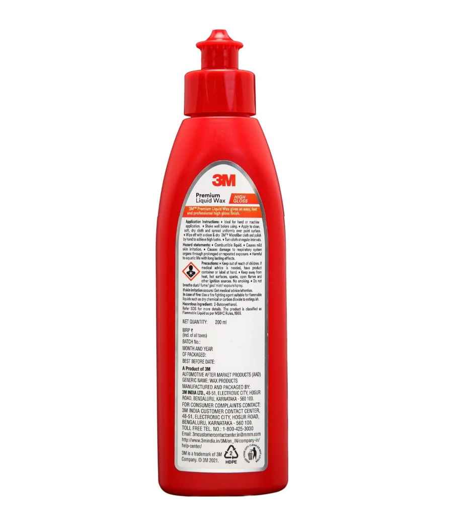 Premium Car Wax | Liquid | 200 ml | UV Protection