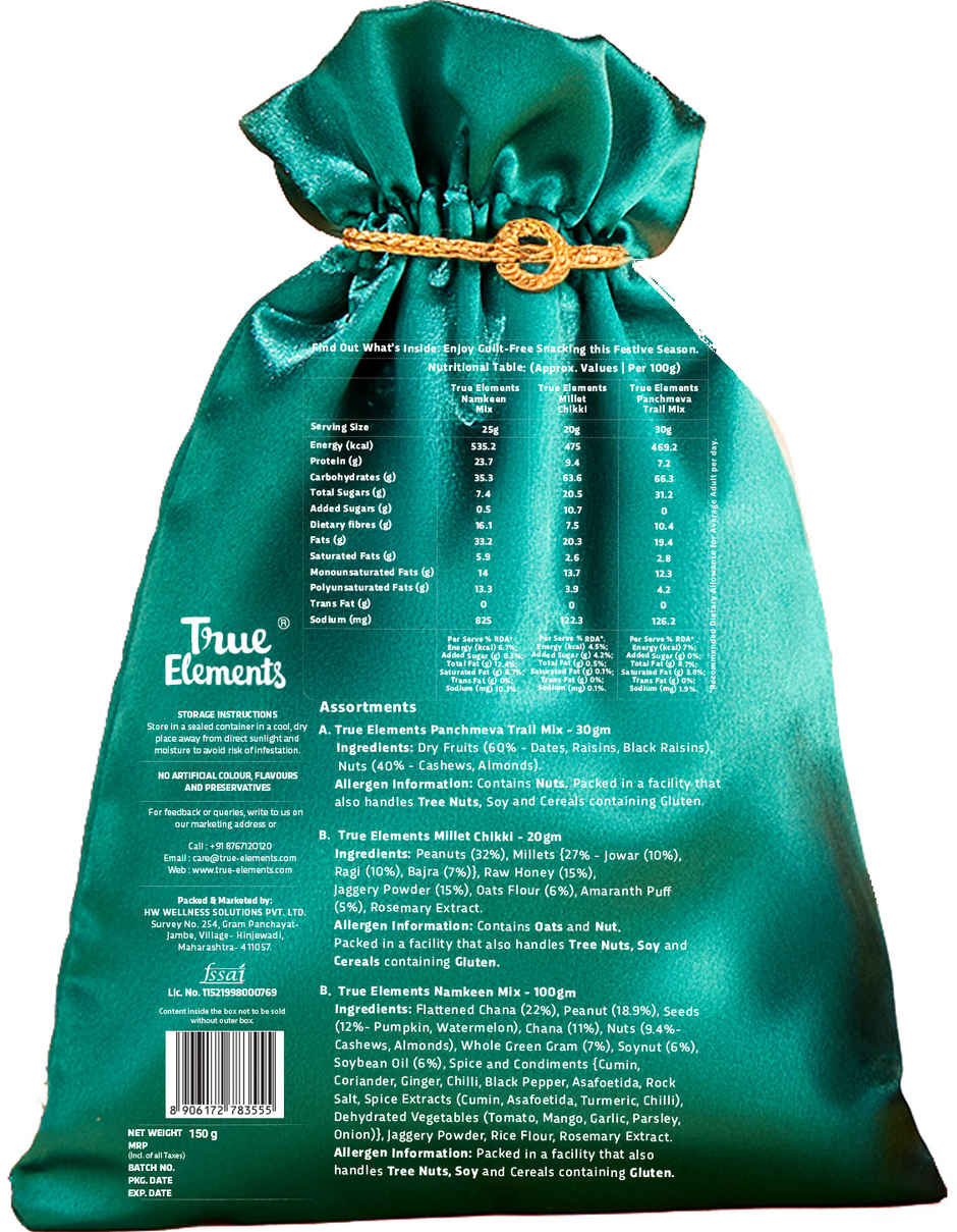 True Elements Luxury Delight Potli