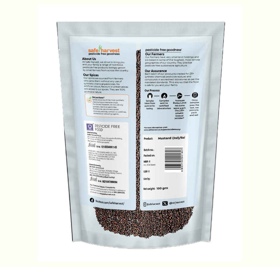 Safe Harvest Pesticide-Free Mustard | Small