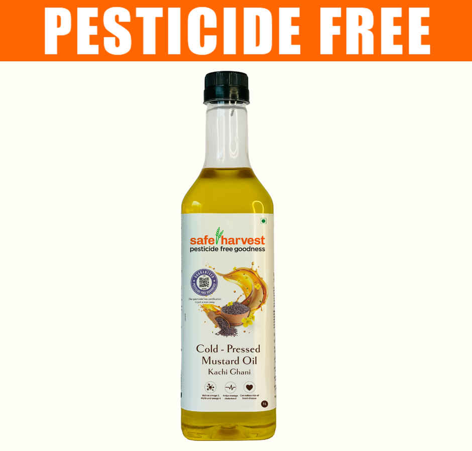 Safe Harvest Cold-Pressed Mustard Oil | Kachi Ghani