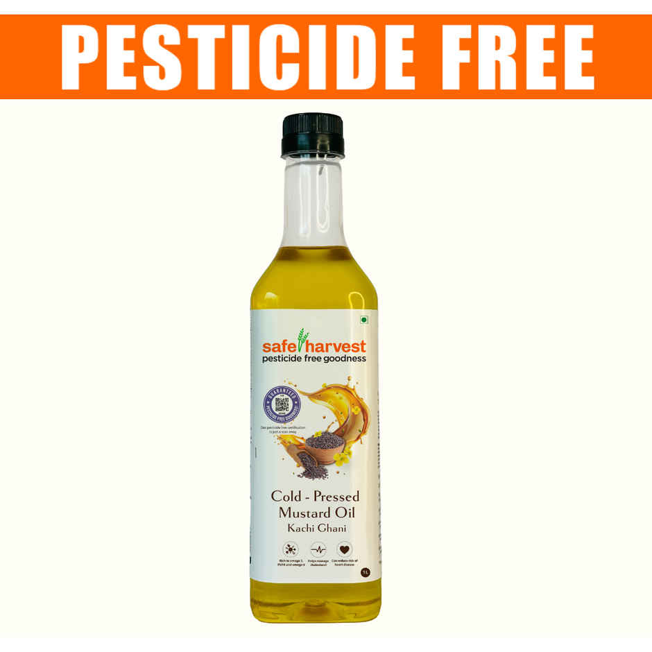 Safe Harvest Cold-Pressed Mustard Oil | Kachi Ghani