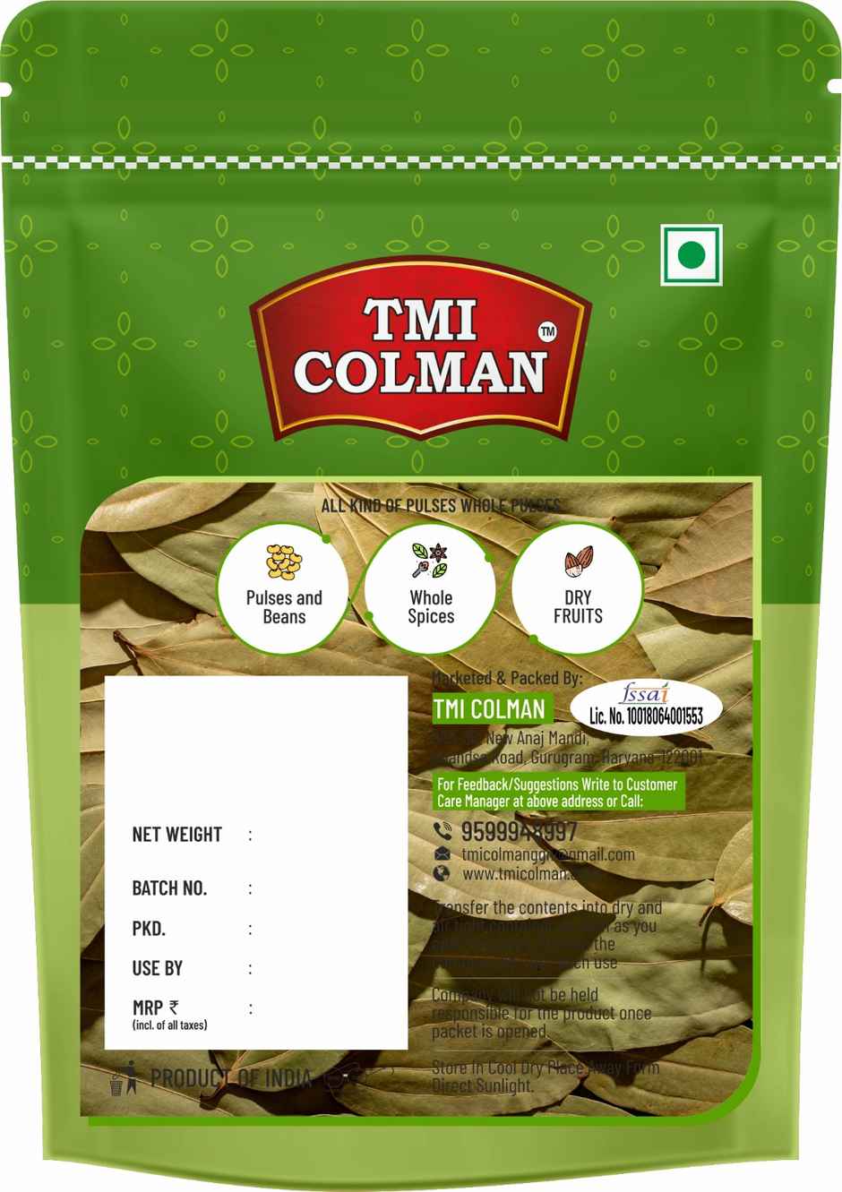 TMI COLMAN Tezpatta Bay Leaves