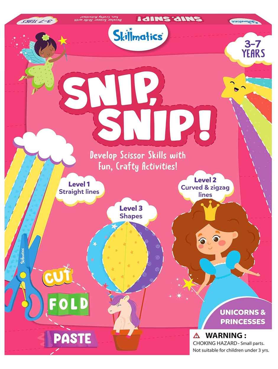 Skillmatics Snip Snip -Unicorn & Princesses